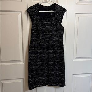 Adrianna Papell Monochrome Knit Dress